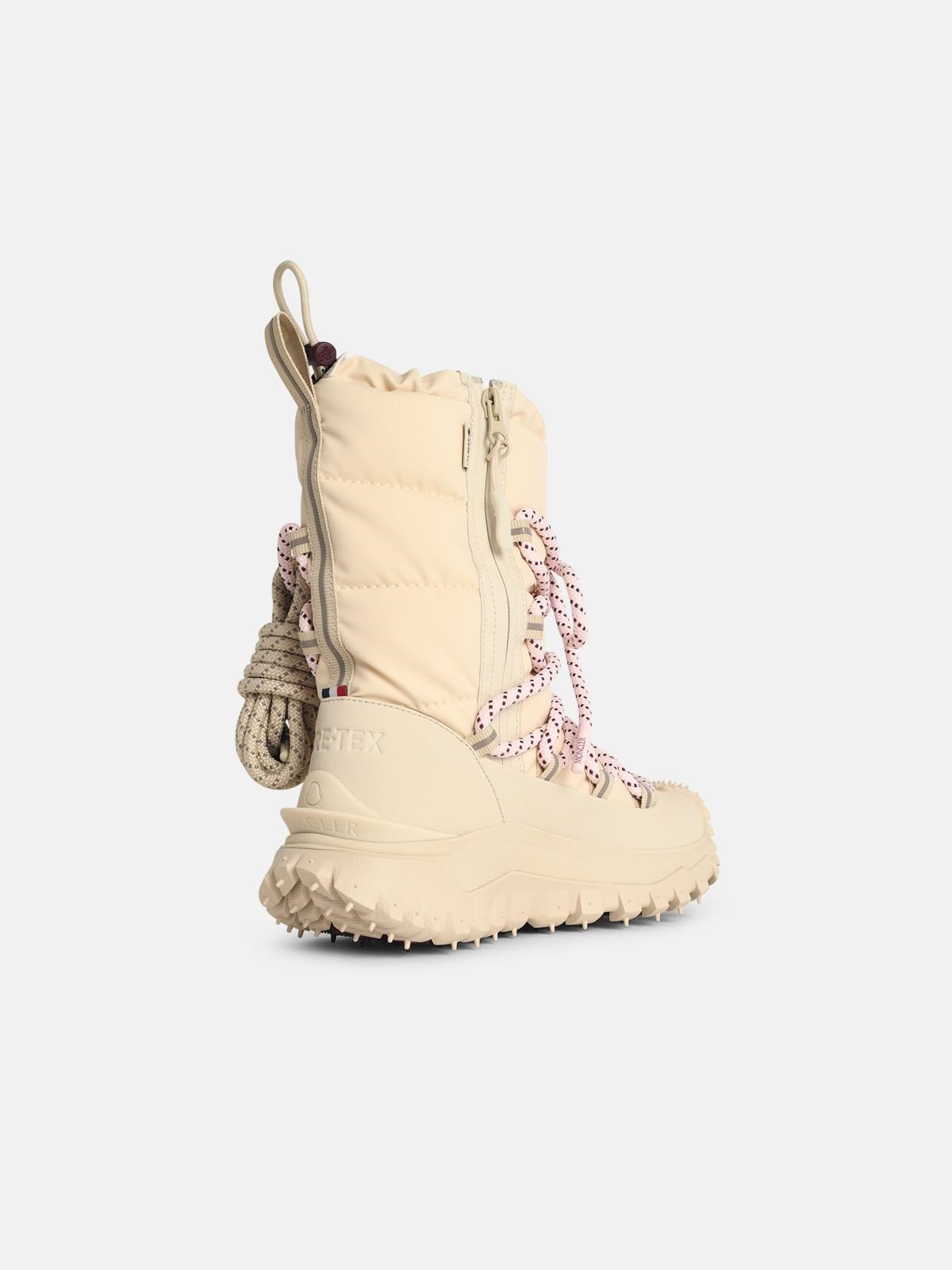 'TRAILGRIP APRÈS' HIGH IVORY POLYAMIDE BLEND BOOTS - 3