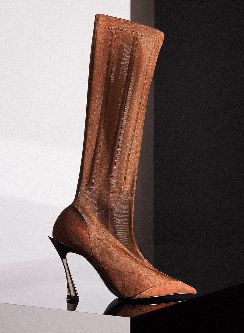 Cinnamon mesh Fang 95 boots 1