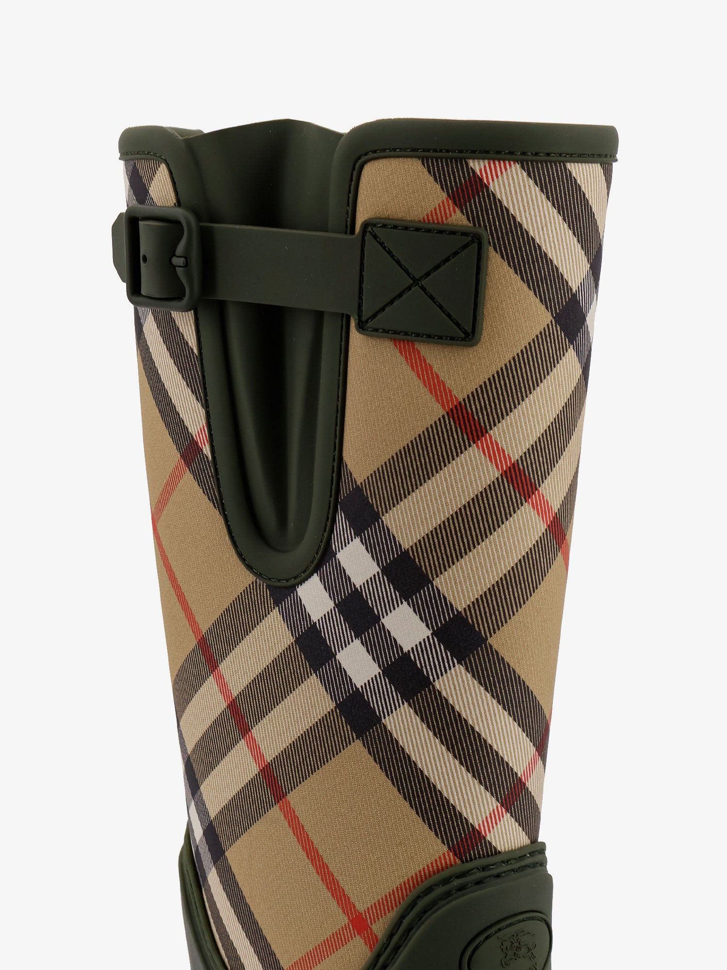 Rainboots With Traditional Check Insert - 4