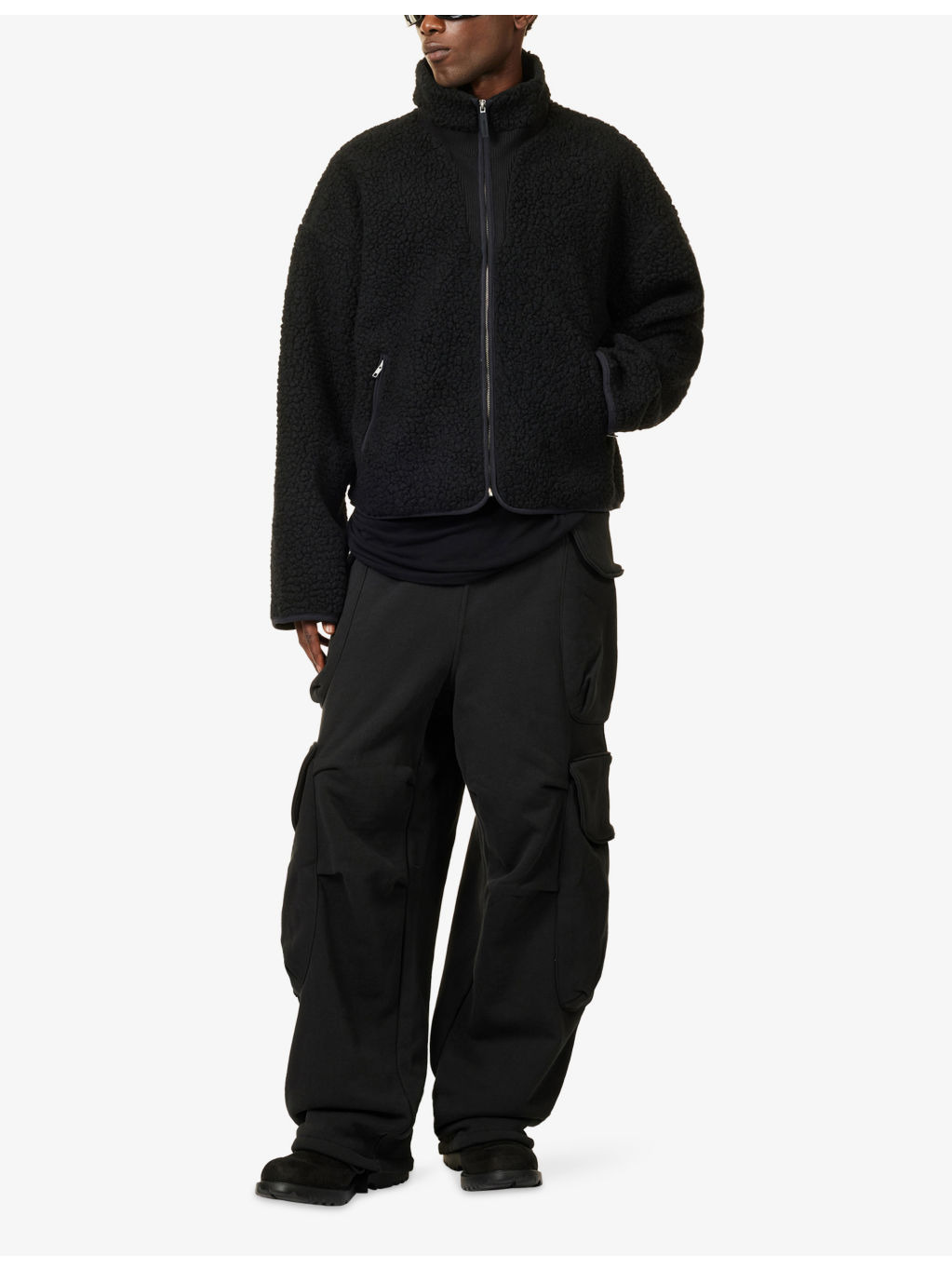 Ef High-Neck Fleece Jacket - 2