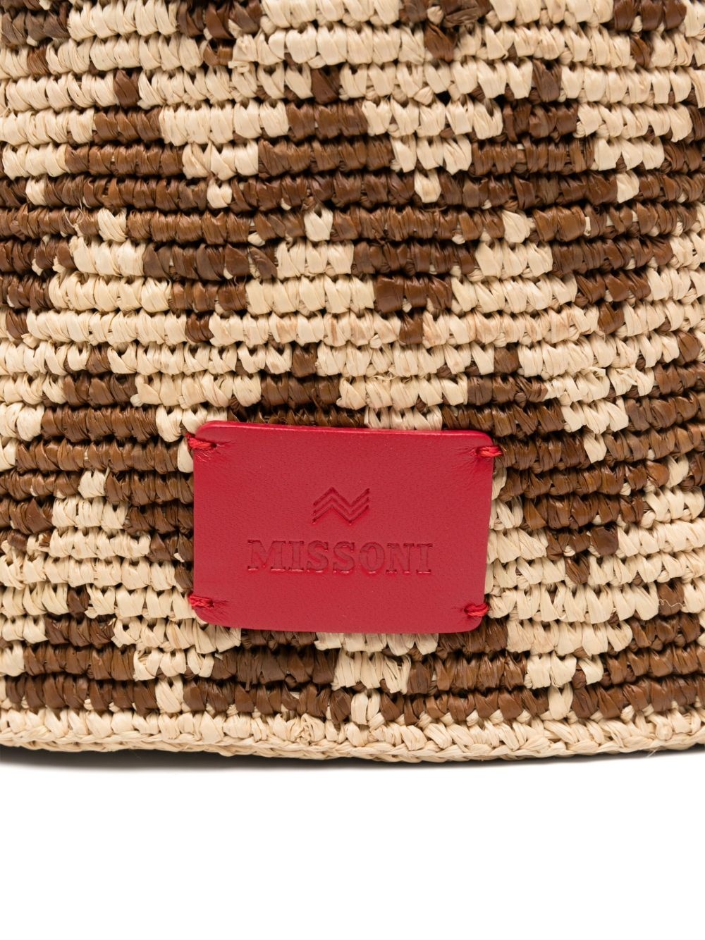woven bucket bag - 4
