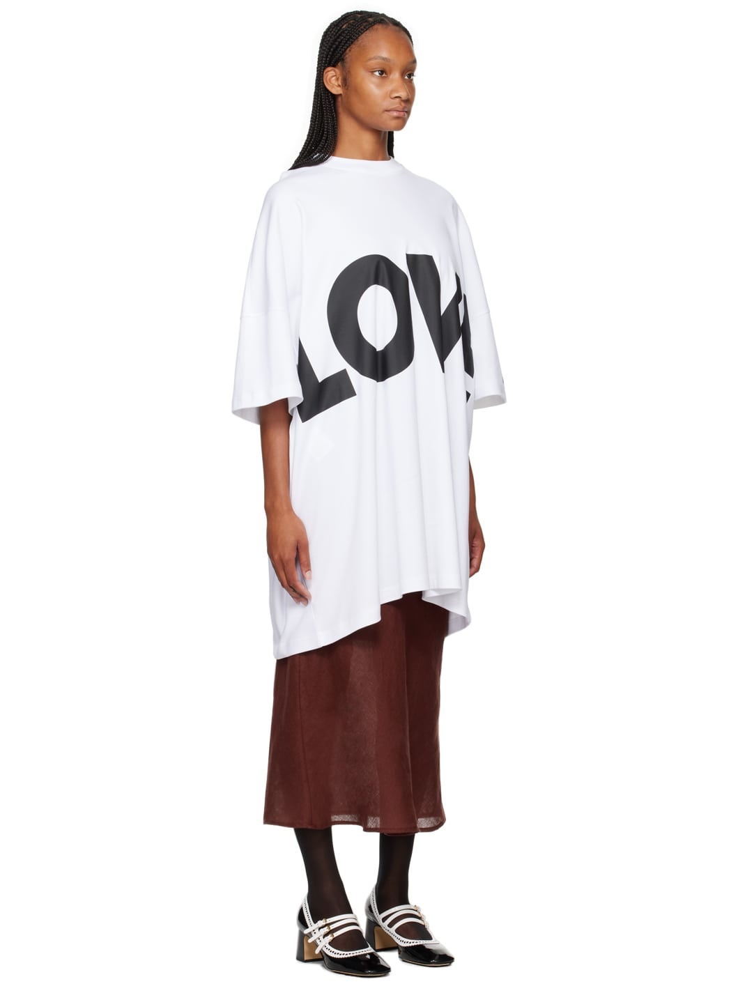 White 'Love' Minidress - 2