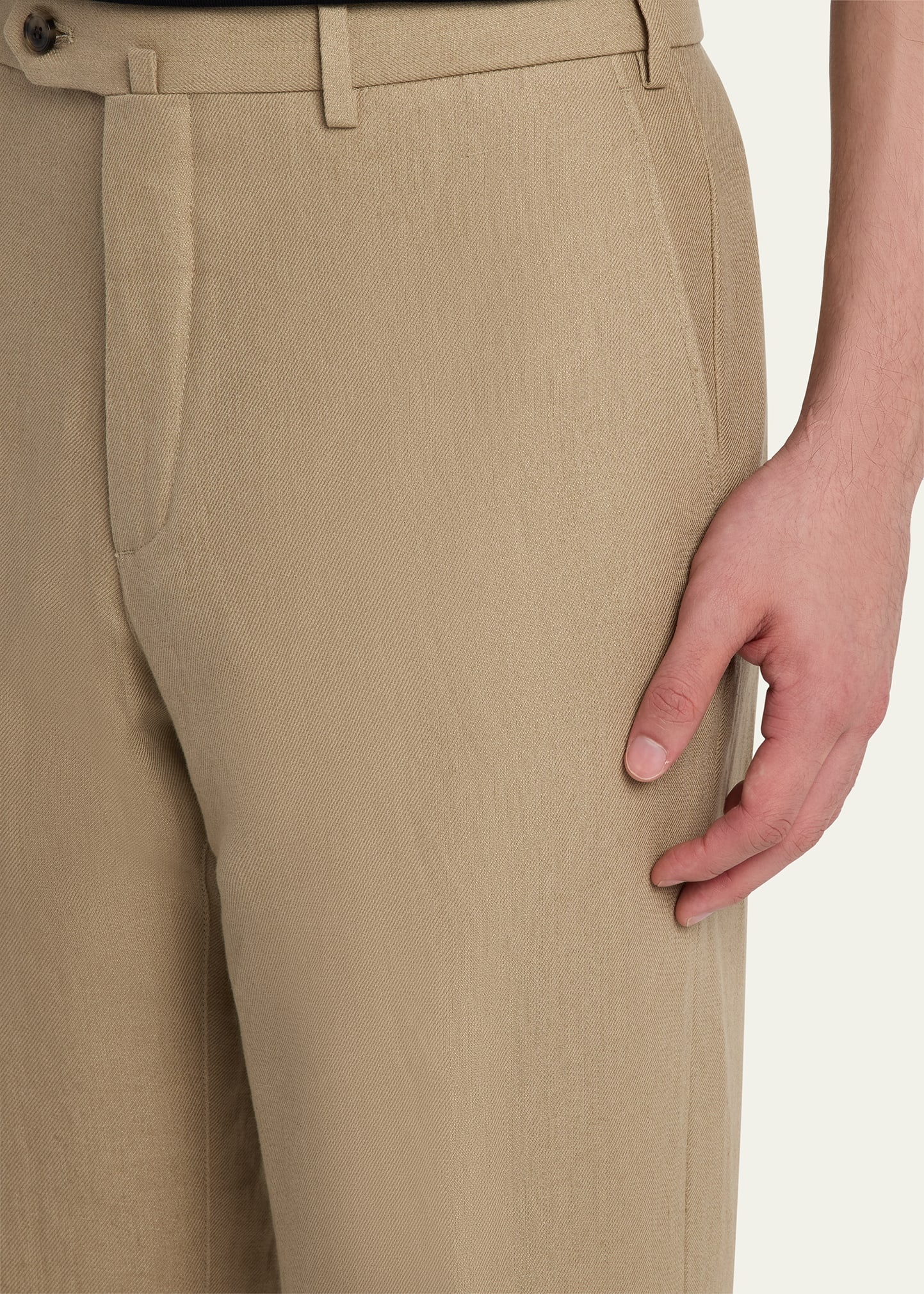 Men's Carlo Antigua Flax Trousers - 5