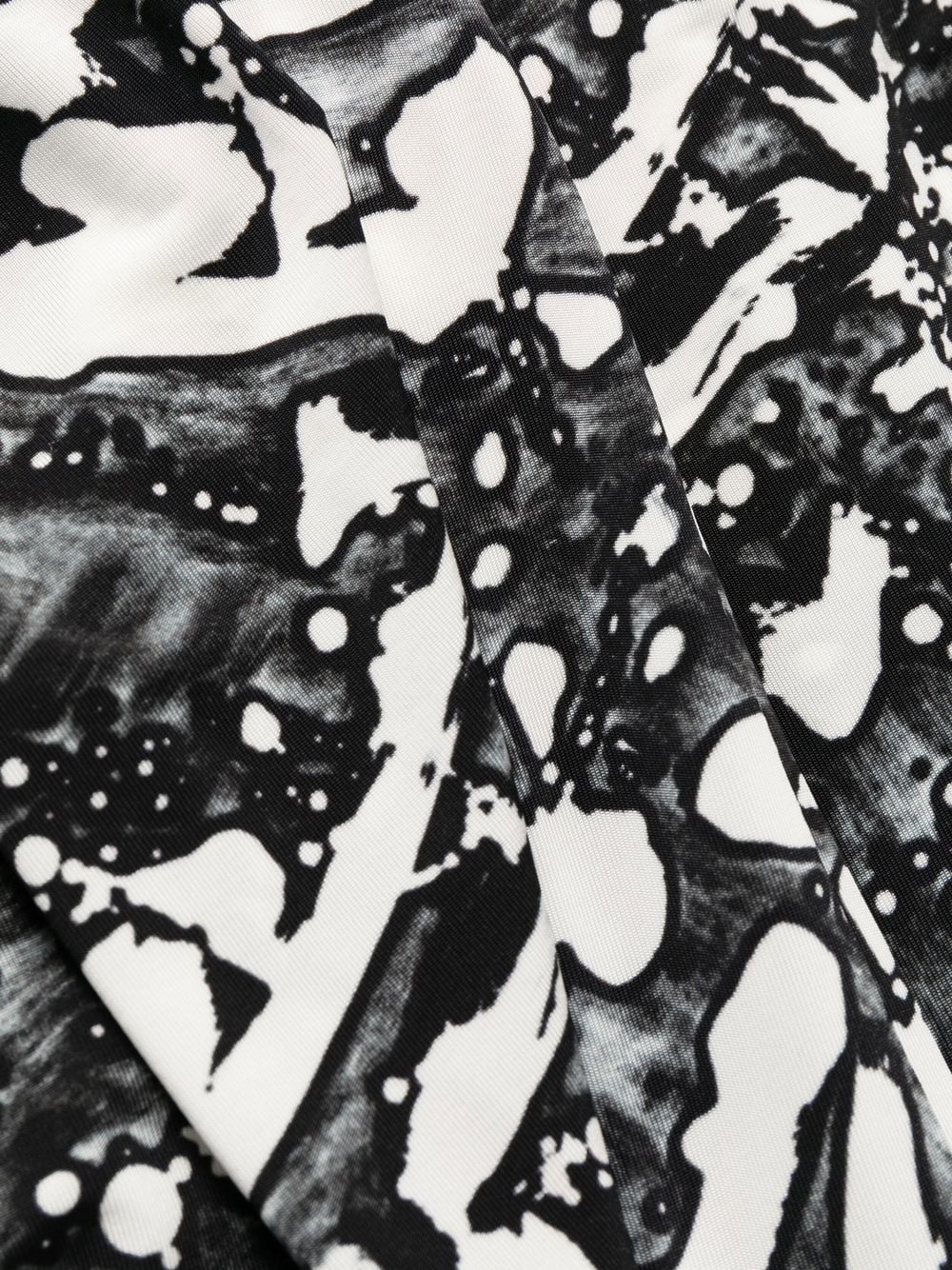 graphic-print jersey dress - 7