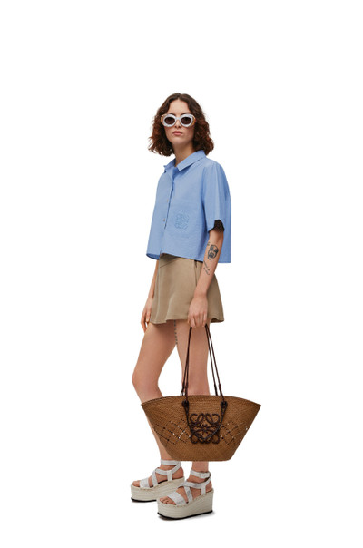 Loewe Cropped shirt in cotton blend outlook