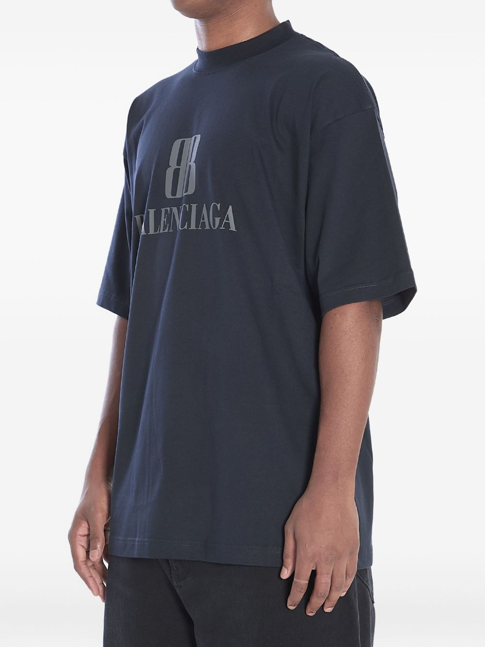 Nano BB logo-print cotton T-shirt - 4