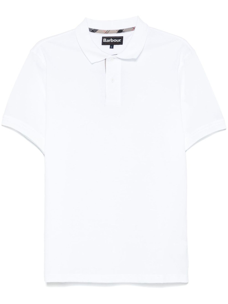 Tartan Piqué 폴로 셔츠 1