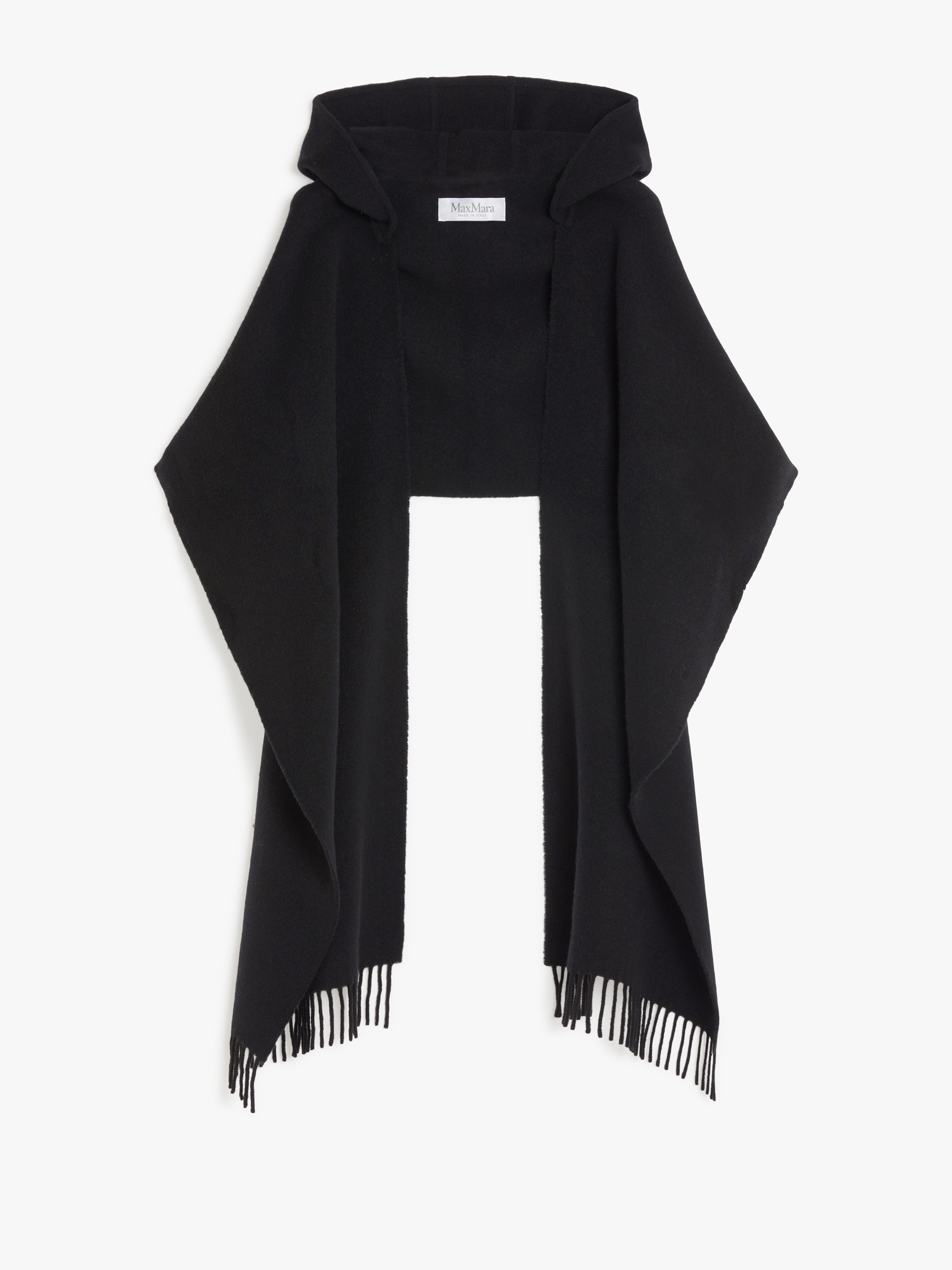 ZENA Cashmere blend scarf with hood - 4