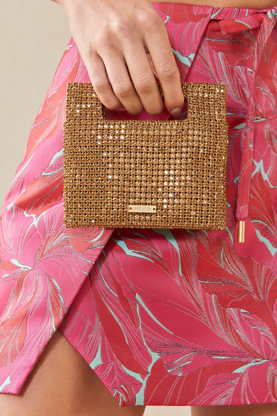LUCINDA NANO RHINESTONE CLUTCH - 4