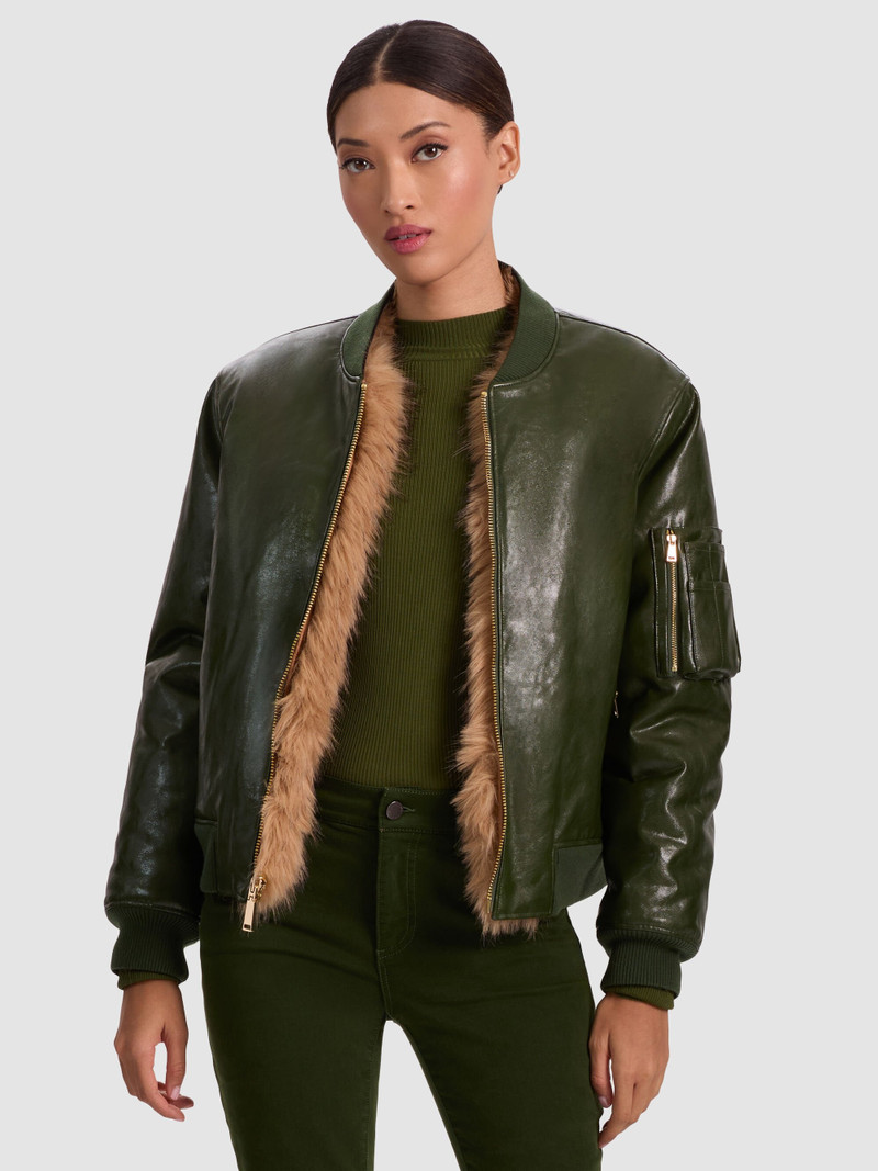BECKY REVERSIBLE FAUX FUR BOMBER JACKET 2