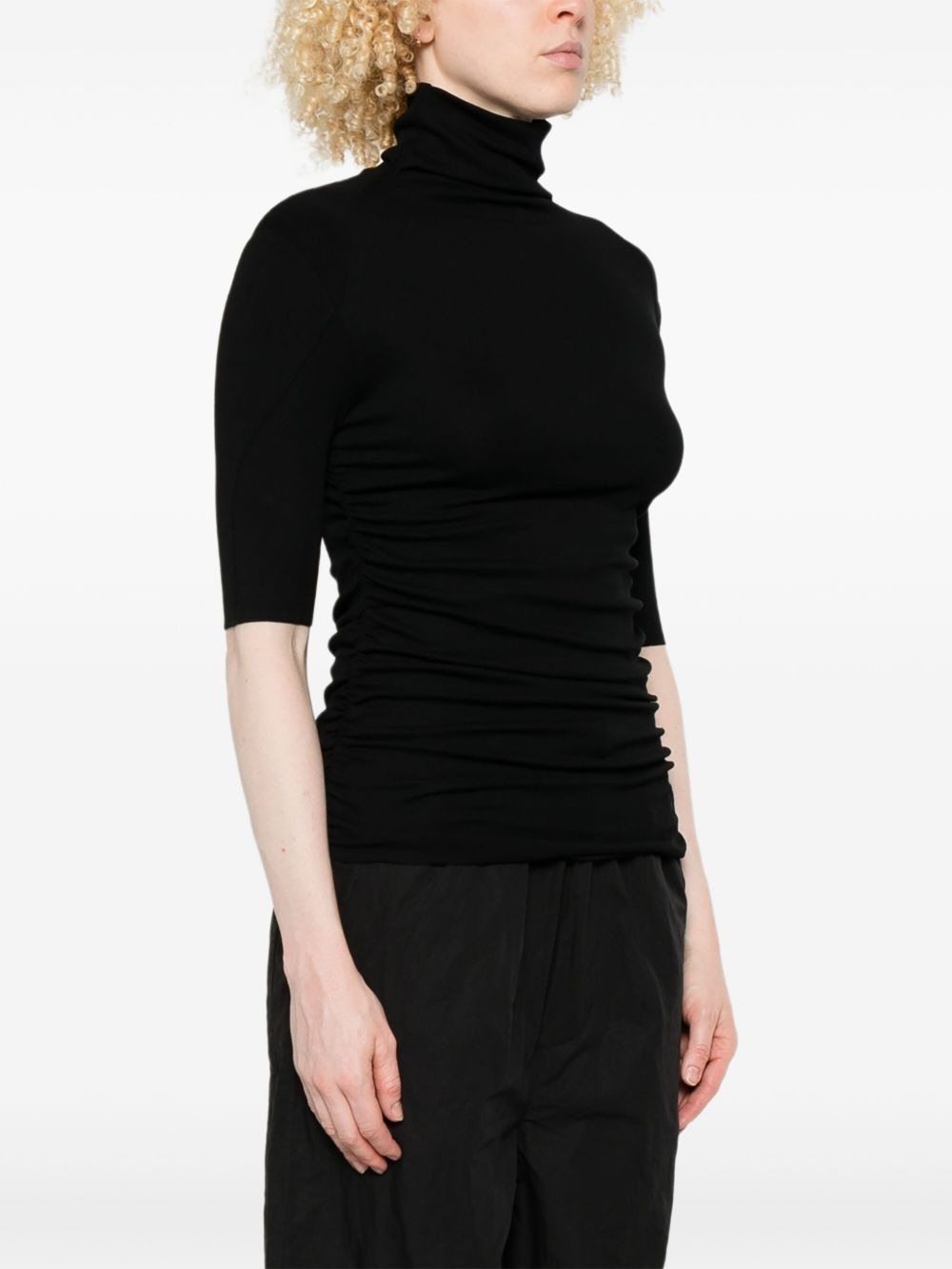 layered mini dress - 3
