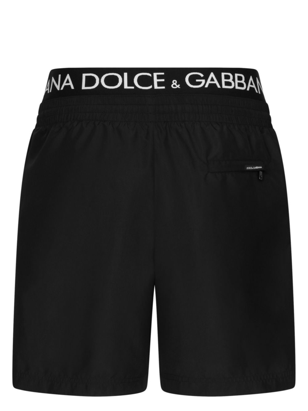 logo-waistband swim shorts - 2