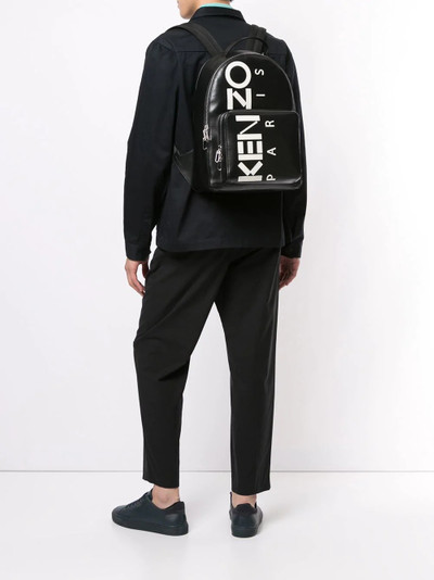 KENZO logo print backpack outlook