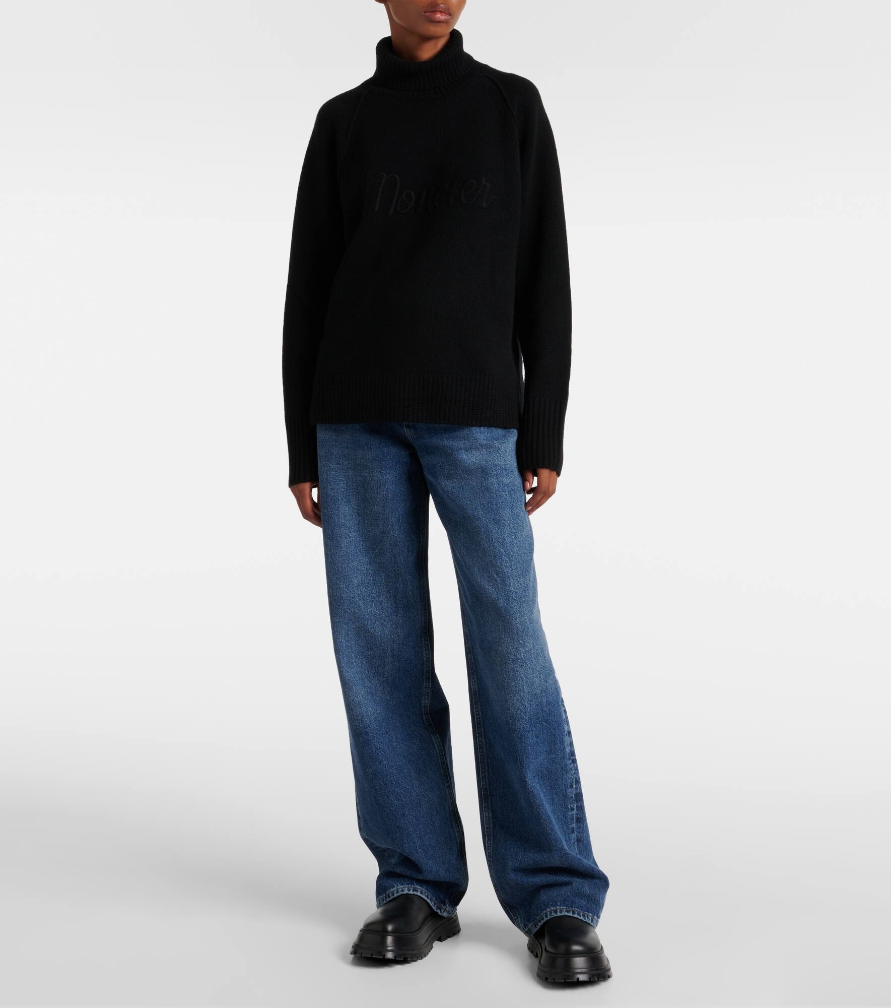 Wool and cashmere turtleneck sweater - 6