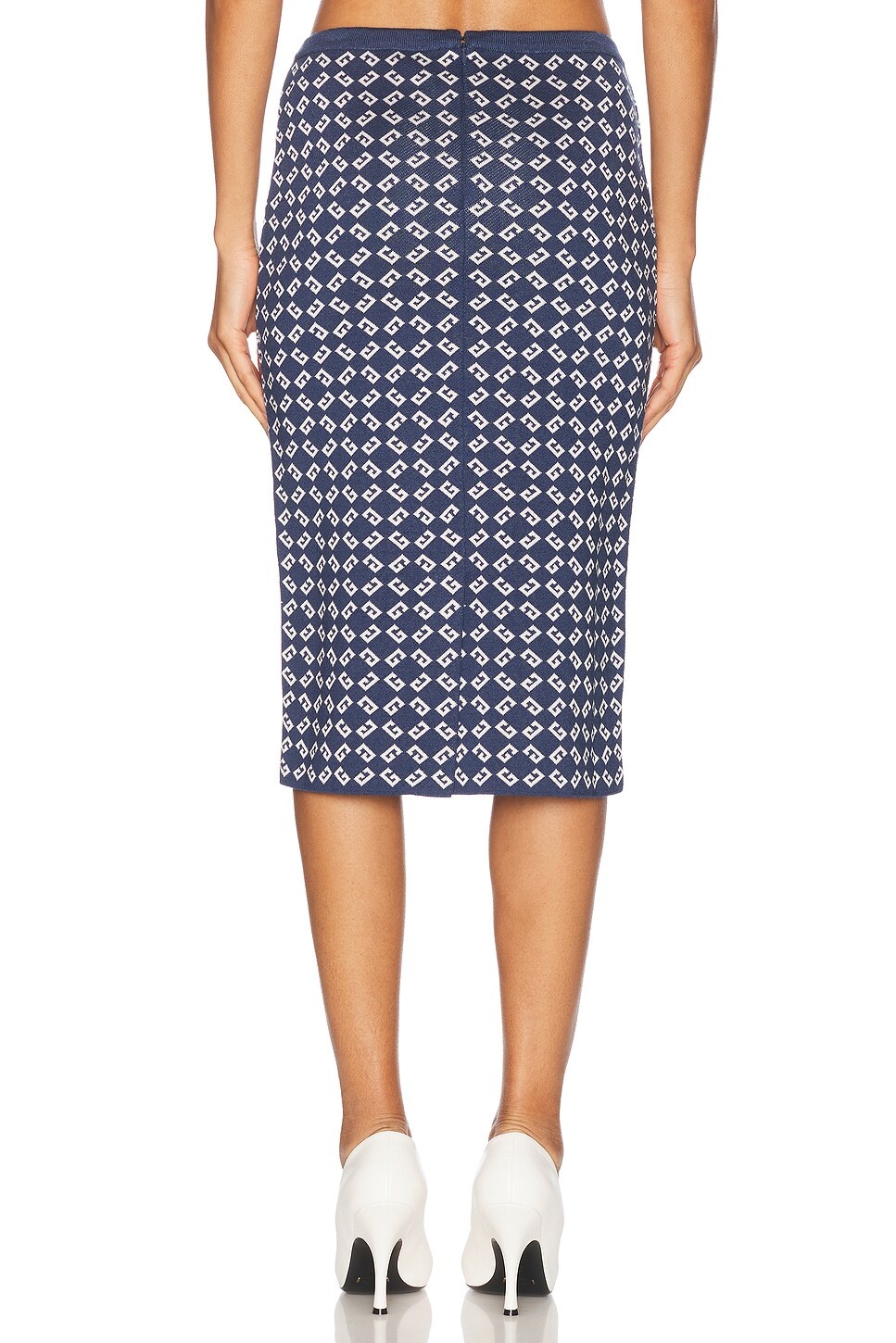 High Waist Midi Skirt - 4