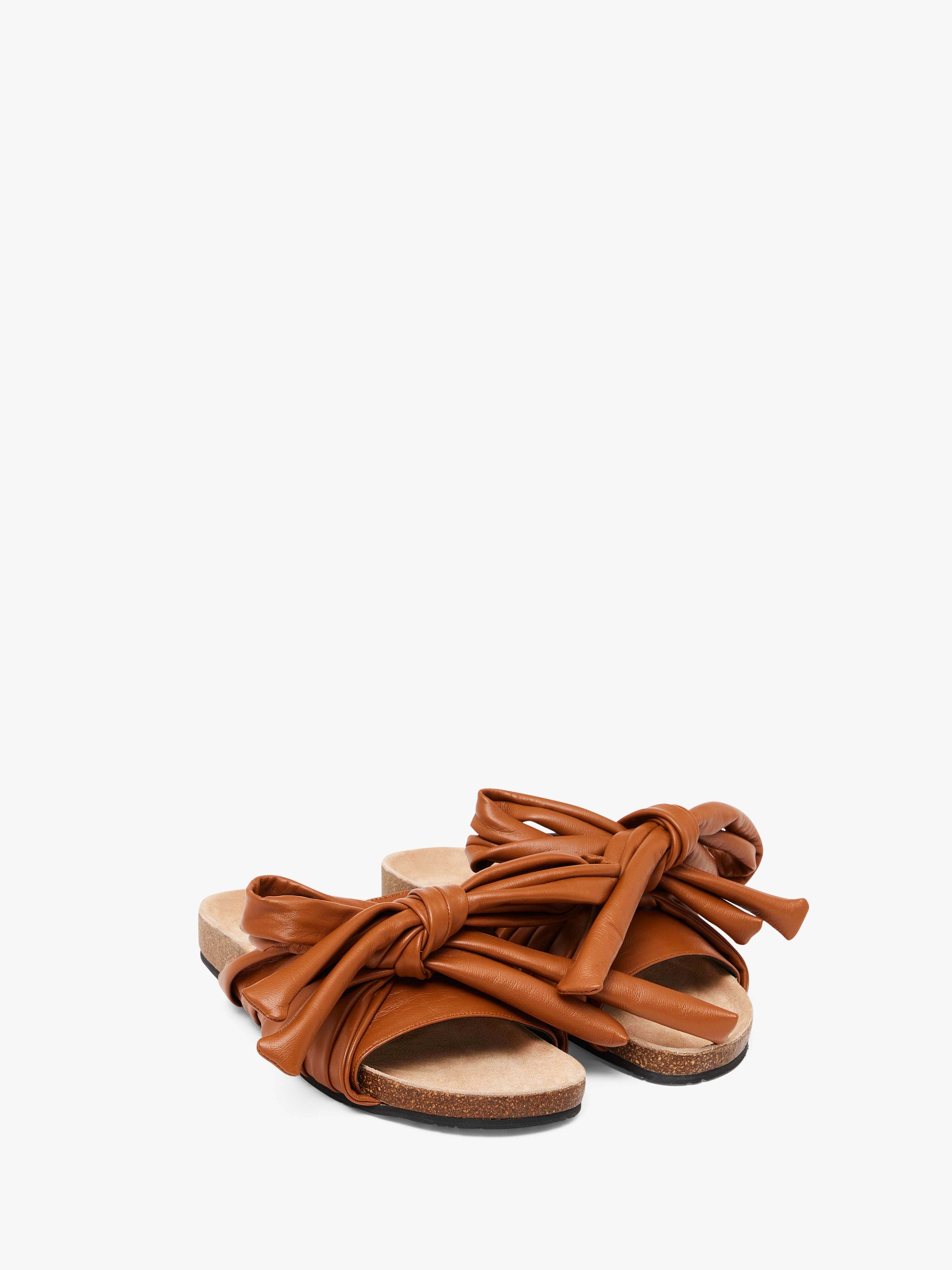 BOW FLAT SANDALS - 2