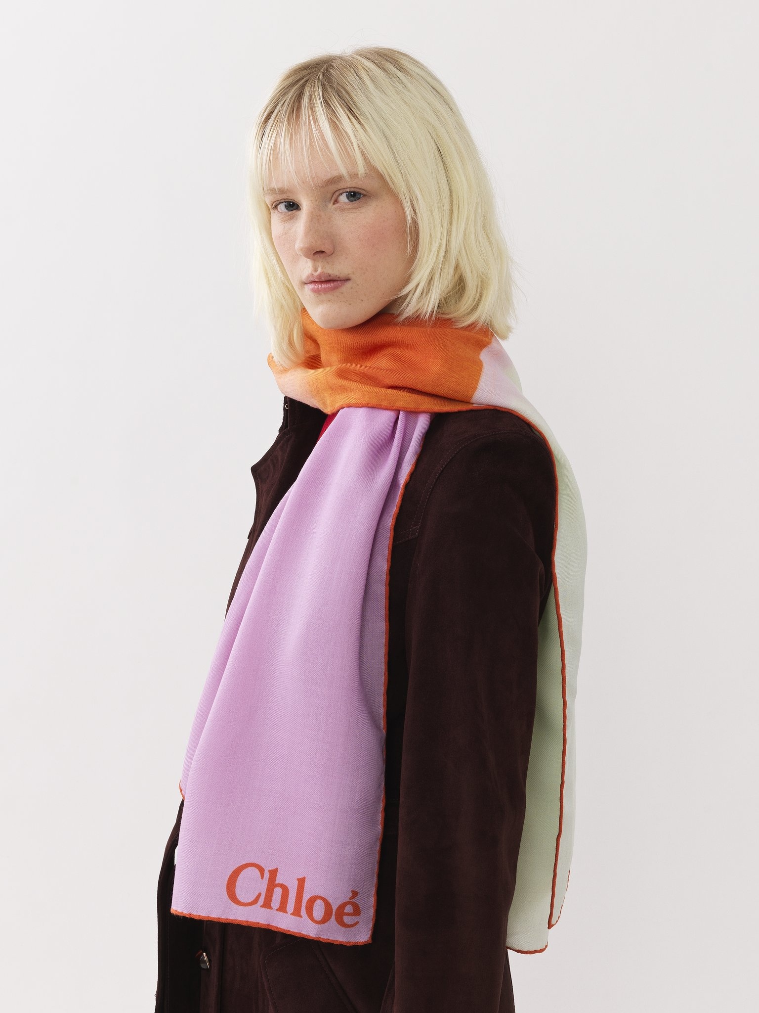 FUSION PRINTED LONG SCARF - 5