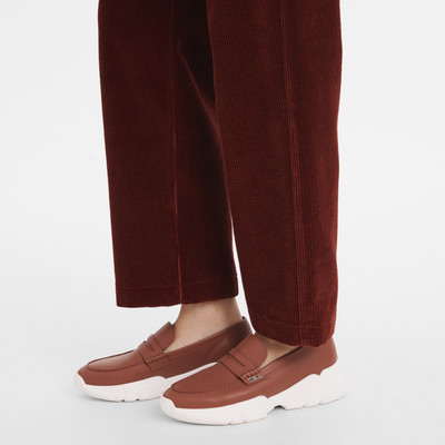 Longchamp Au Sultan Loafer Mahogany - Leather outlook