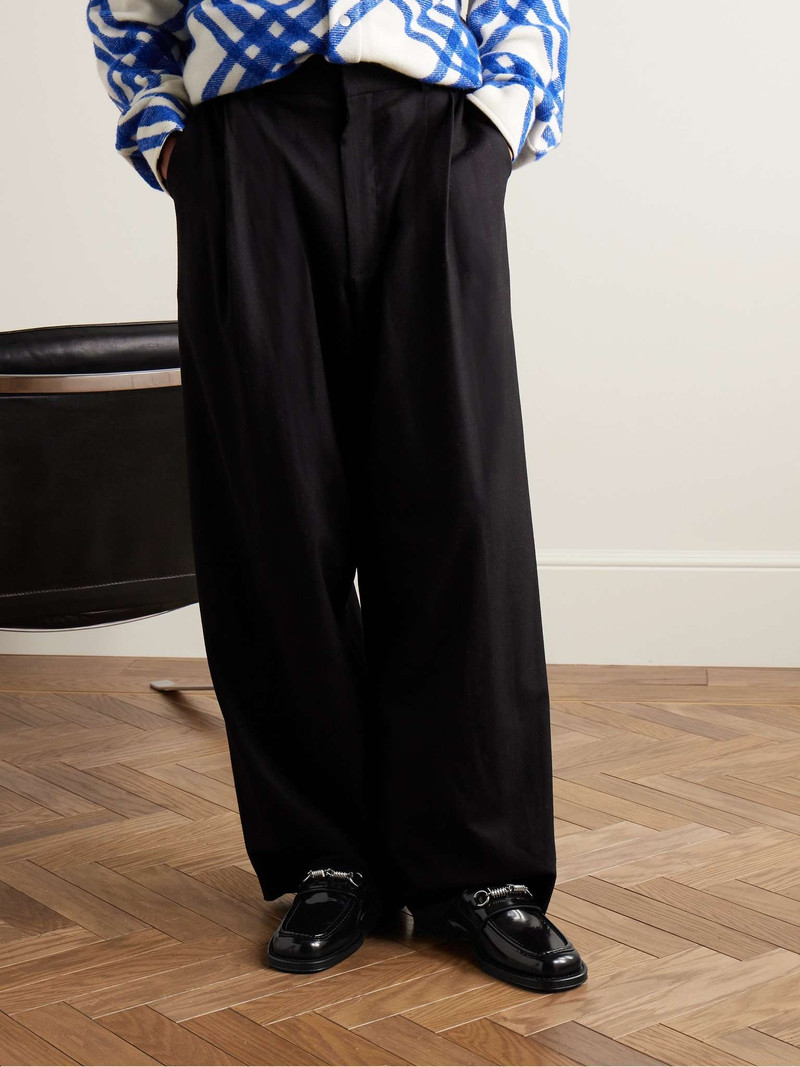 Burberry Embellished Glossed-Leather Loafers outlook