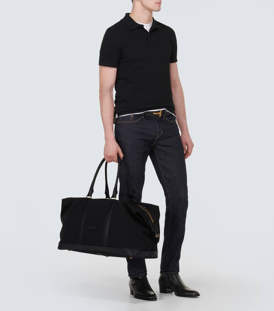 Technical canvas duffel bag - 7