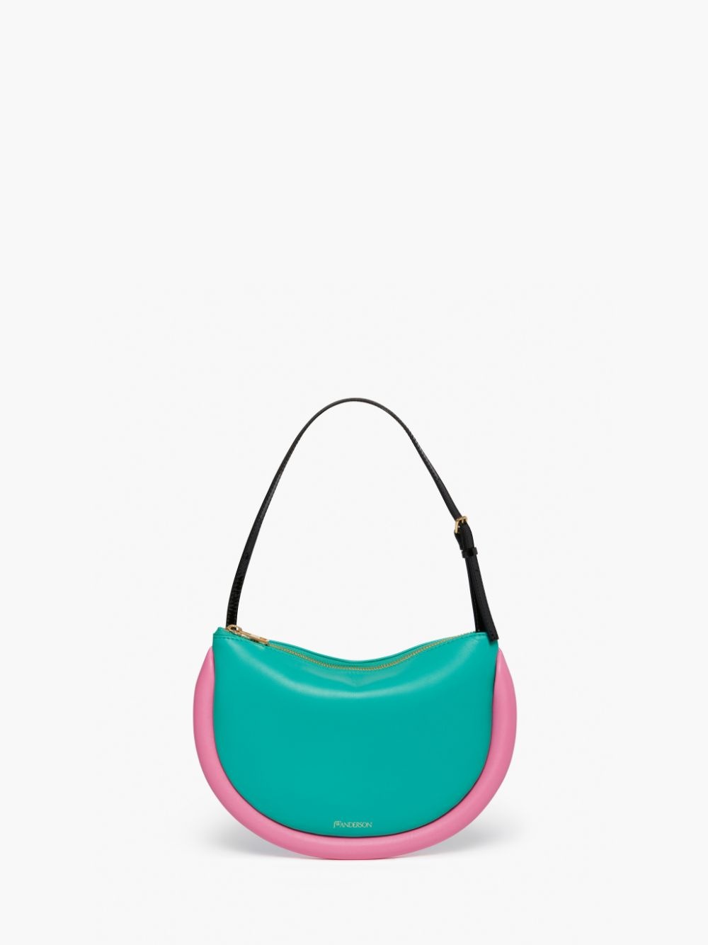 BUMPER-MOON LEATHER SHOULDER BAG - 4