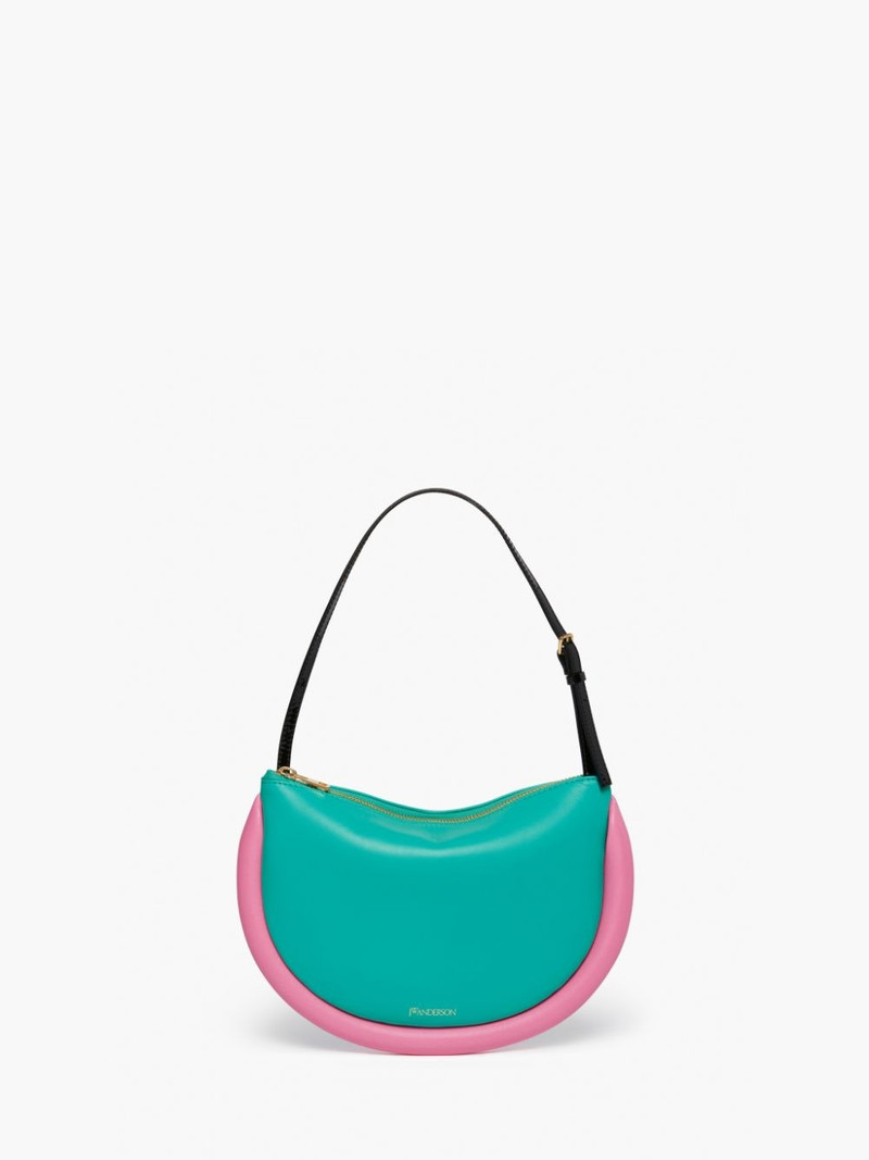 BUMPER-MOON LEATHER SHOULDER BAG 4