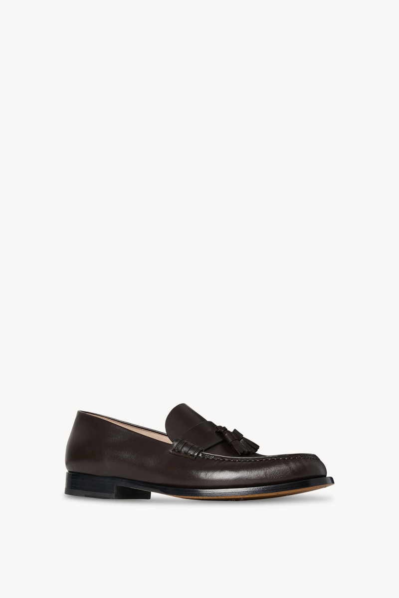The Row Novus Tassel Loafer in Leather outlook