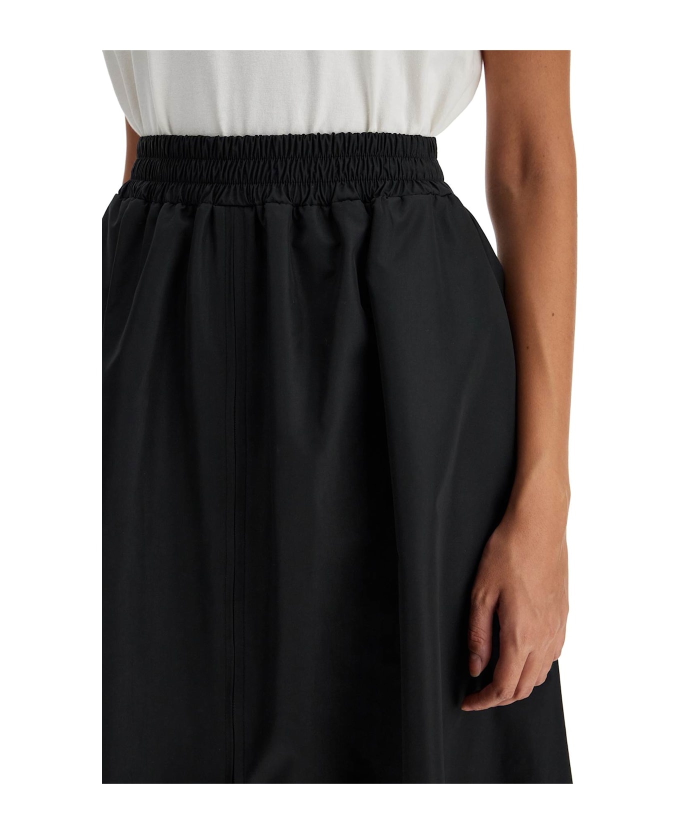Nylon Midi Skirt - 4