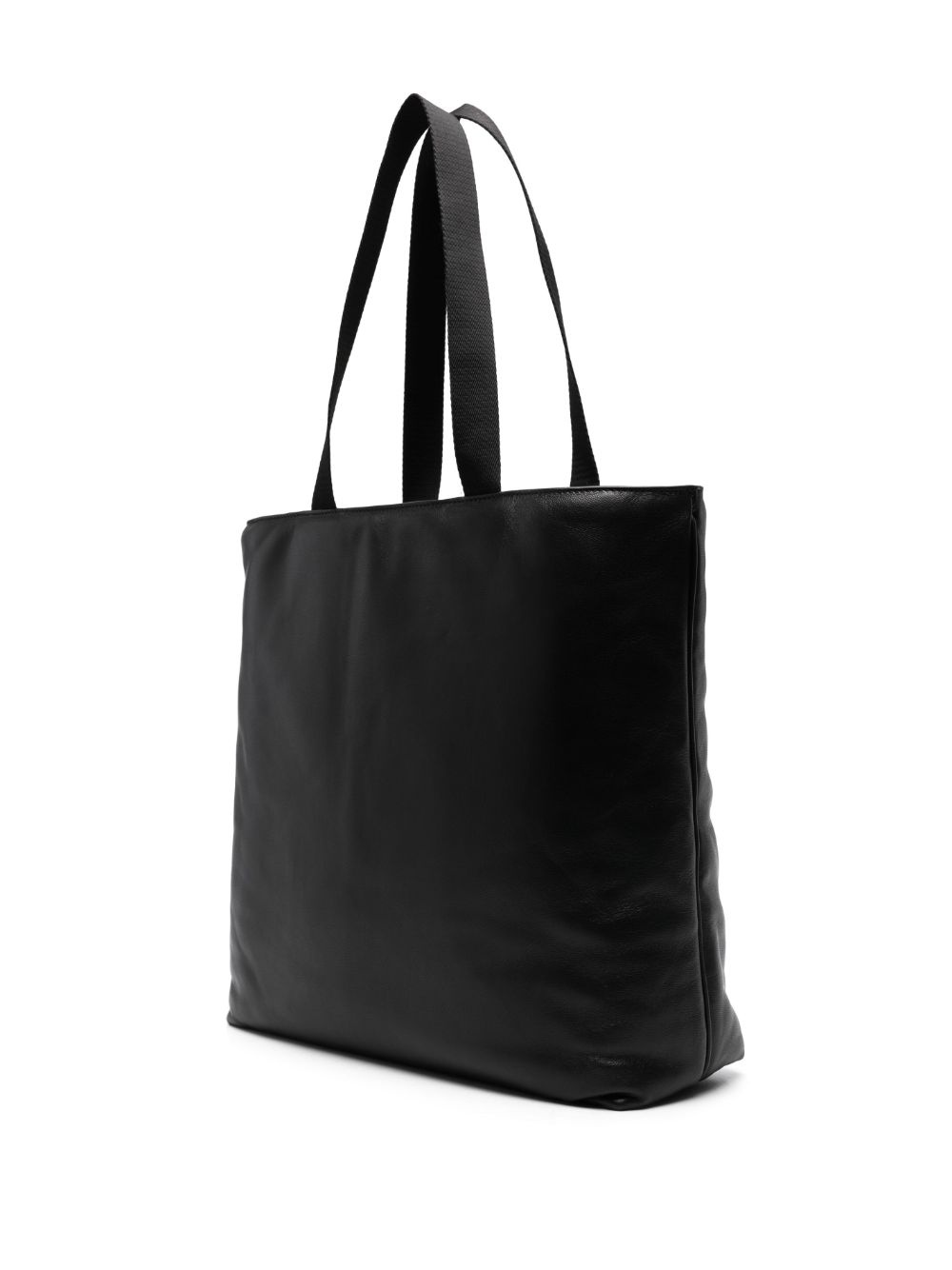 VLogo leather tote bag - 3