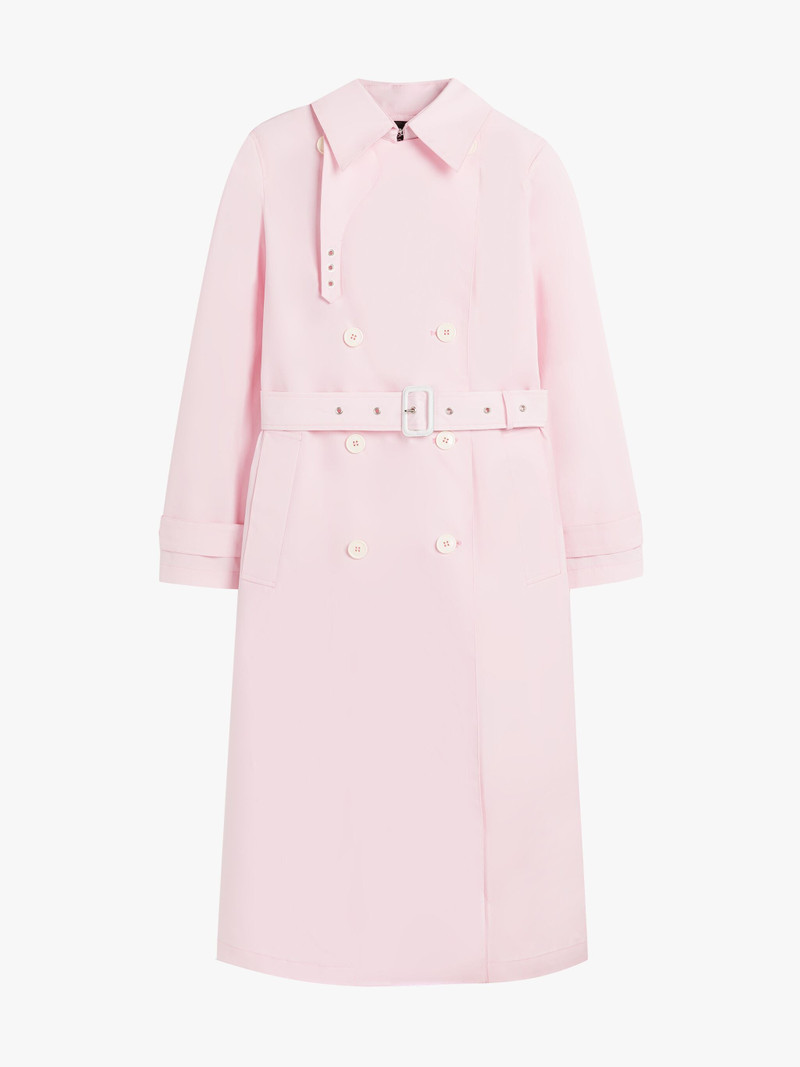 POLLY PINK ECO DRY TRENCH COAT 1