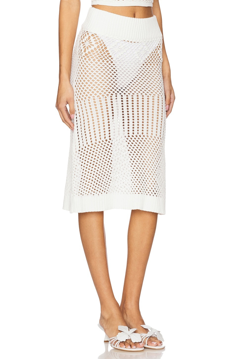 Orchard Crochet Midi Skirt - 2