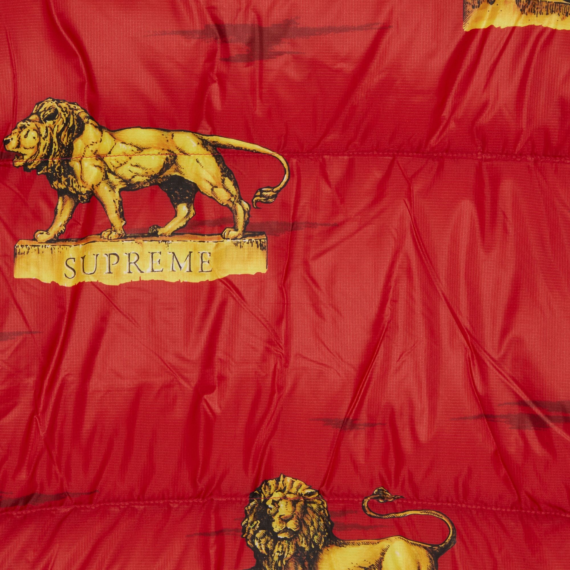 Supreme Featherweight Down Puffer Jacket 'Lions' - 3