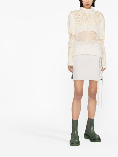 UNDERCOVER textured-knit mahir wool-blend jumper outlook