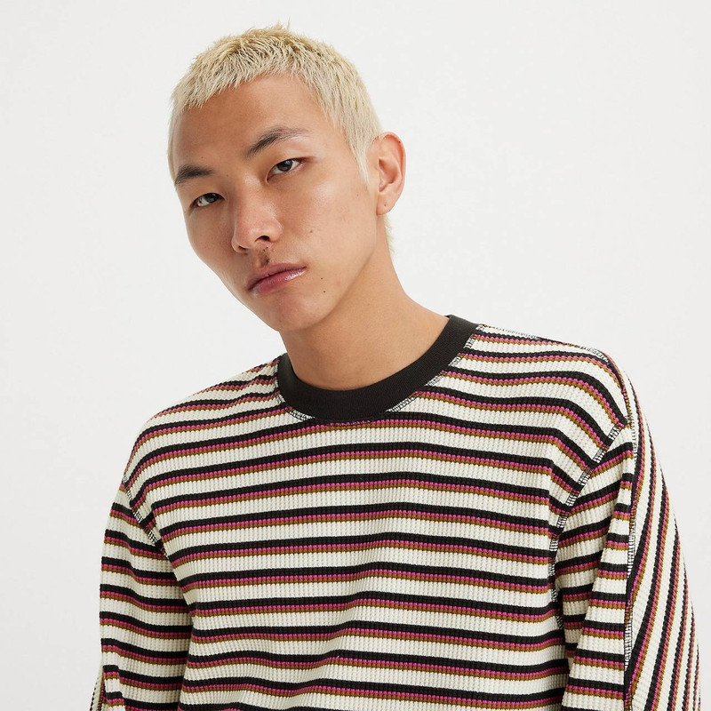 LONG SLEEVE RELAXED FIT THERMAL SHIRT 5