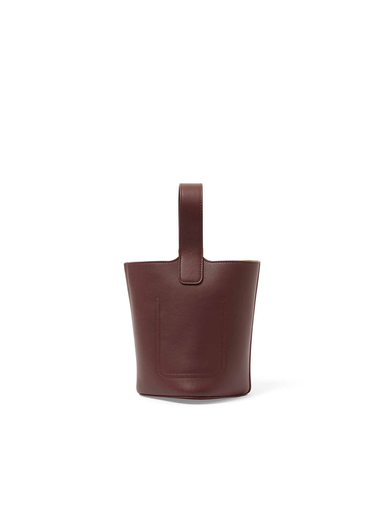 Pebble Bucket Mini in Dark Burgundy - 6