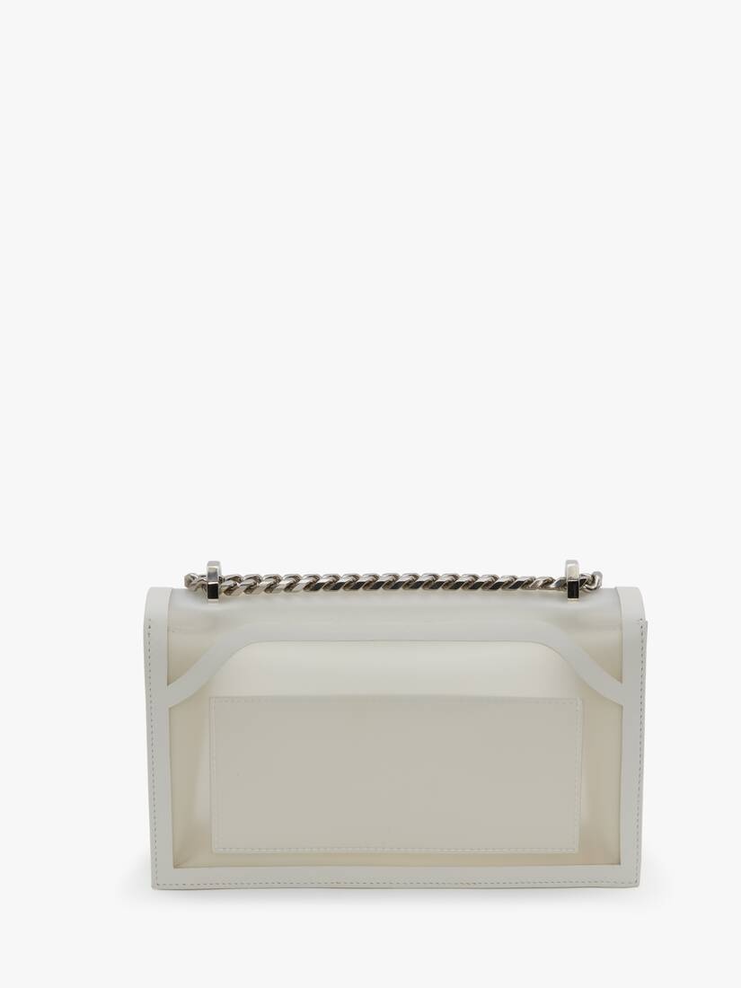 Jewelled Satchel in Transparent - 3