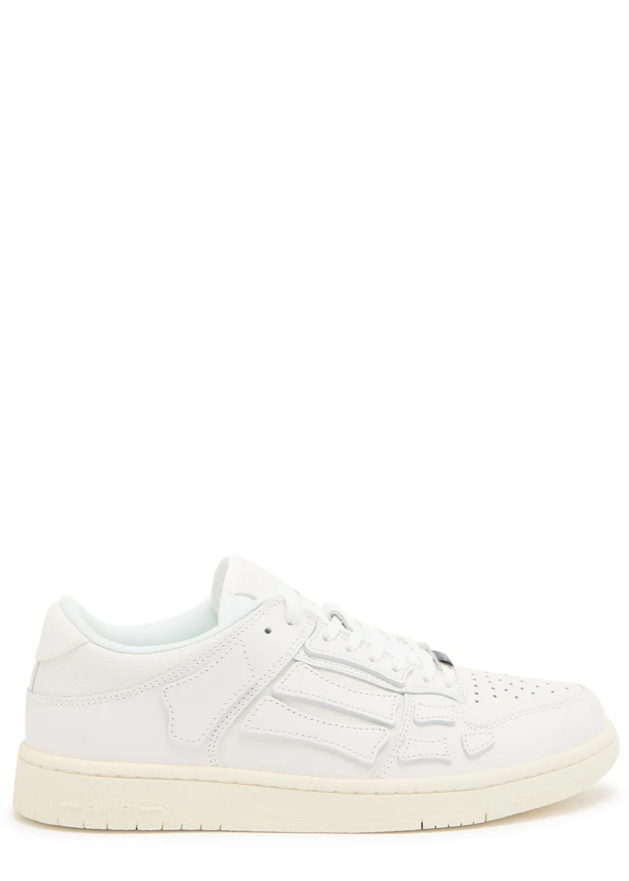 Amiri Skel Top Low Panelled Leather Sneakers - 1