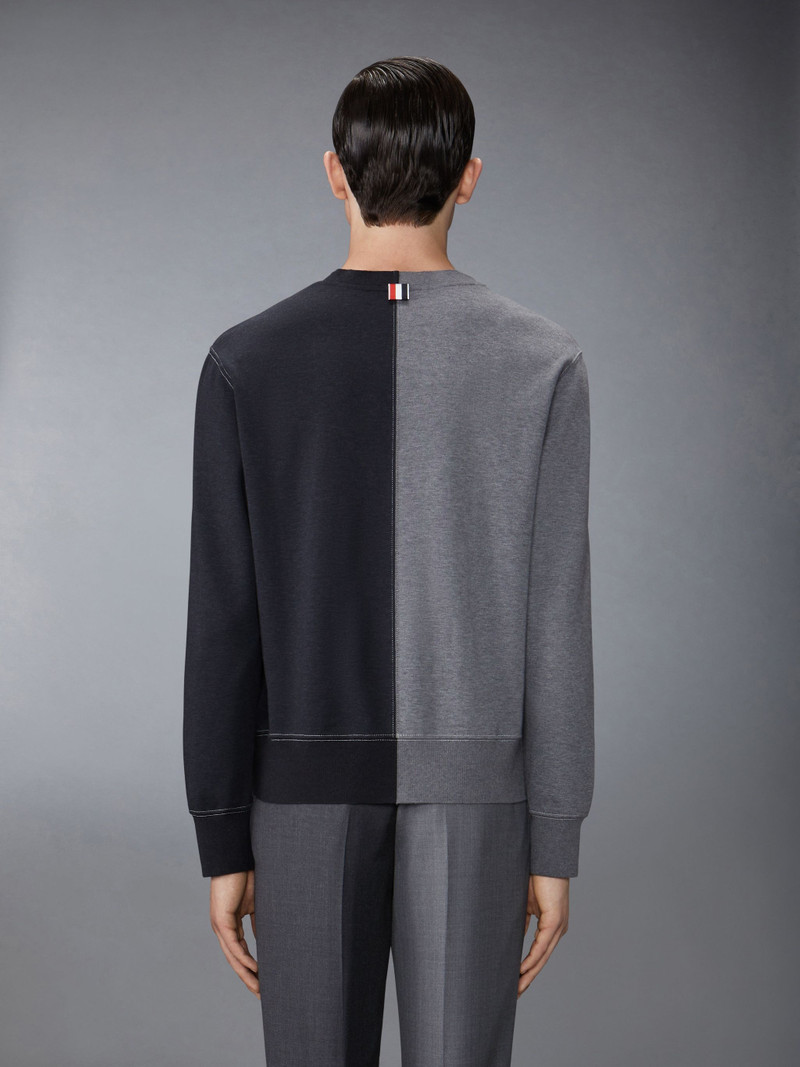 Thom Browne colour-block cotton jumper outlook