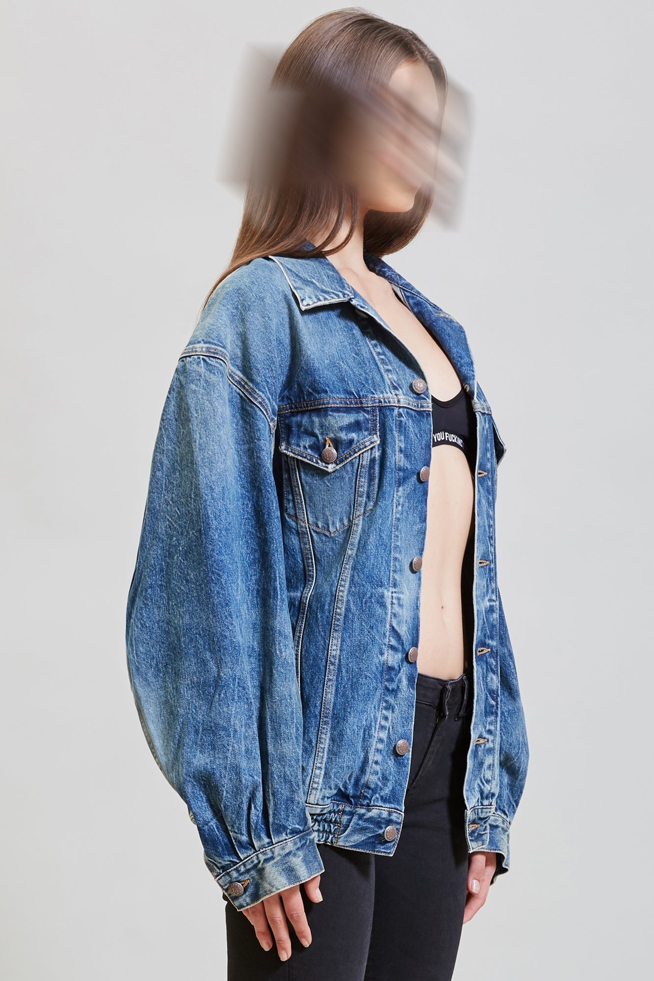 CINCHED WAIST DENIM TRUCKER - KELLY | R13 - 5