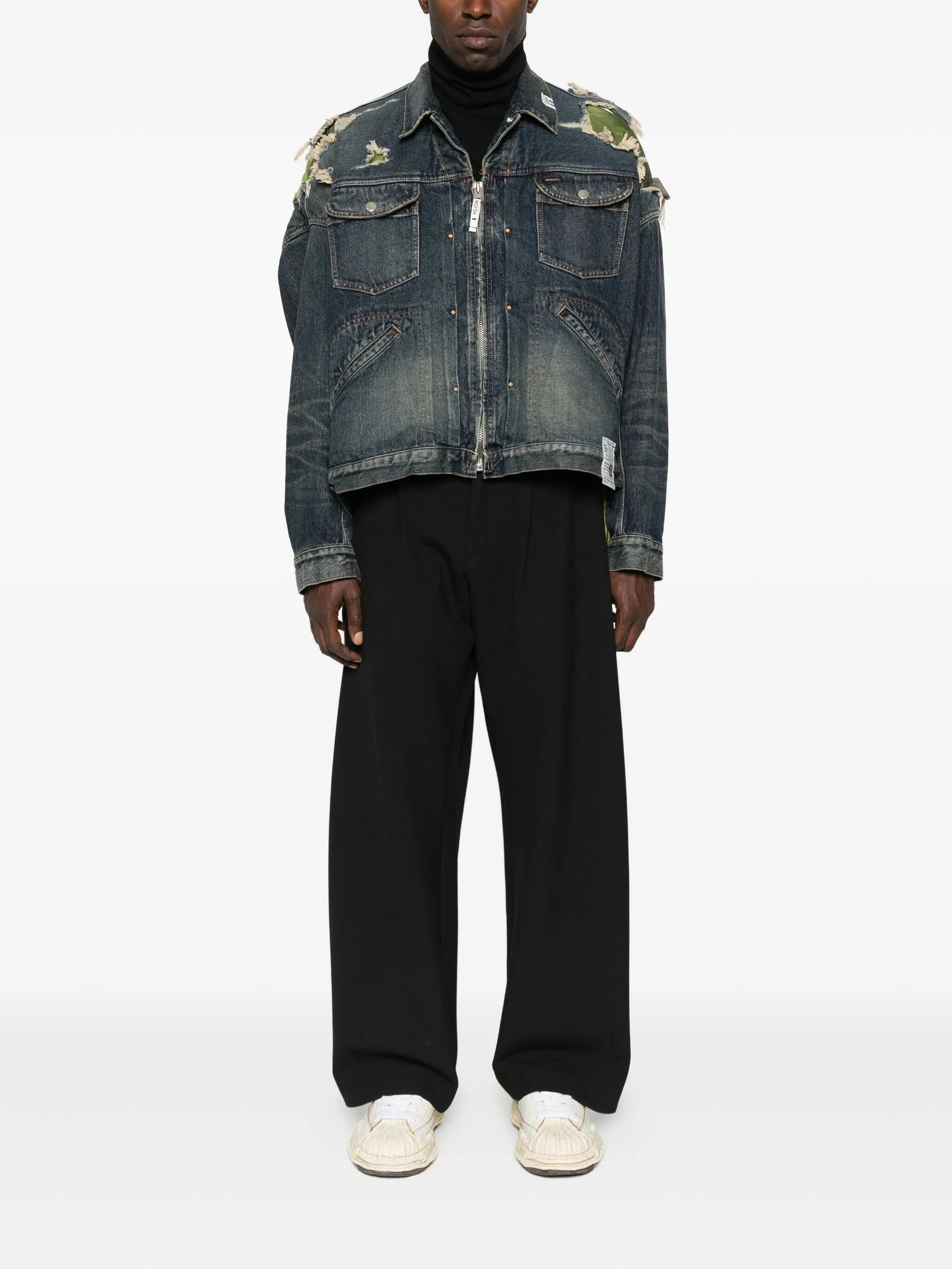 Maison Mihara Yasuhiro Layered Denim Jacket - 5