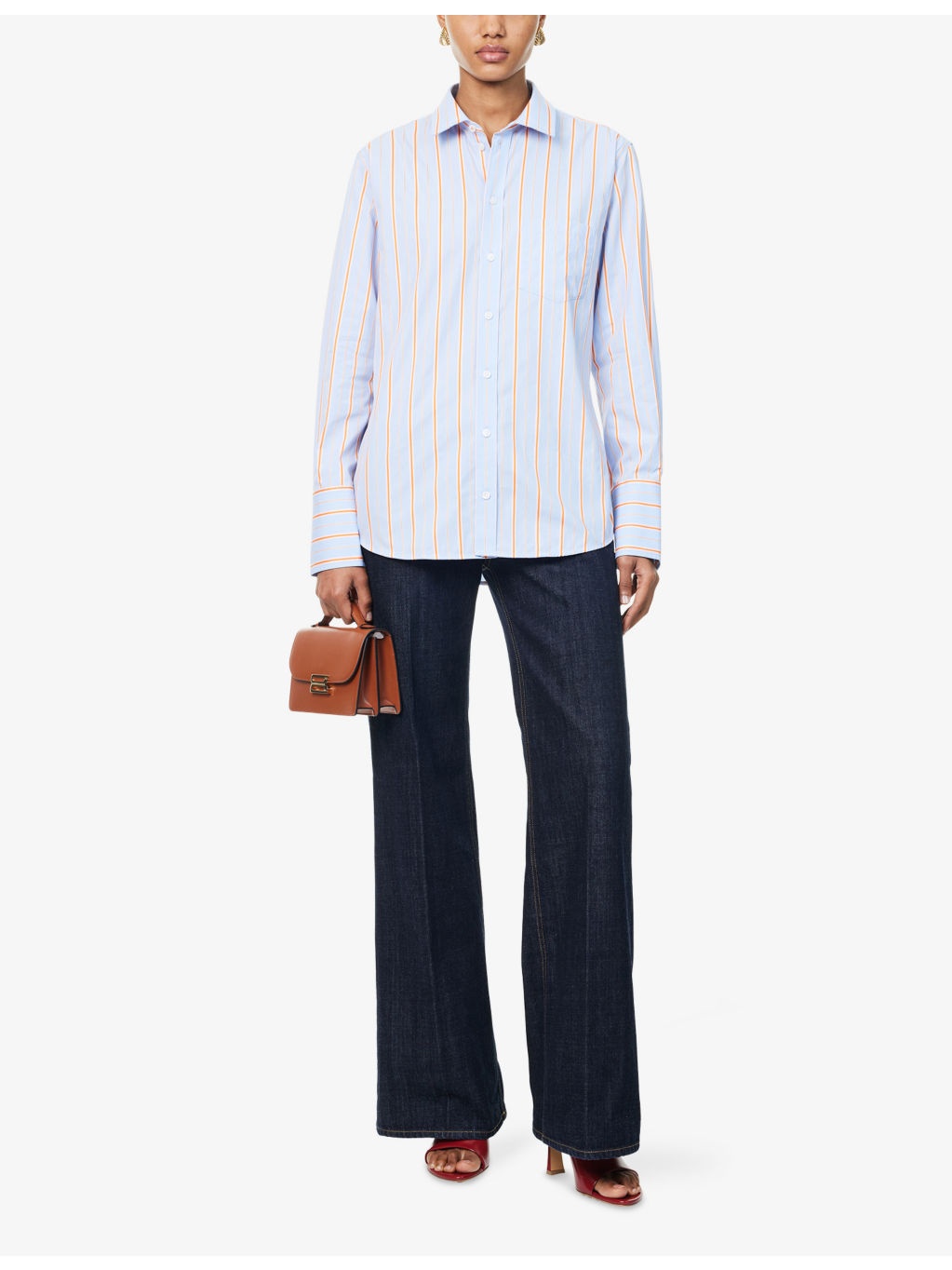 Striped Long-Sleeves Cotton-Poplin Shirt - 2