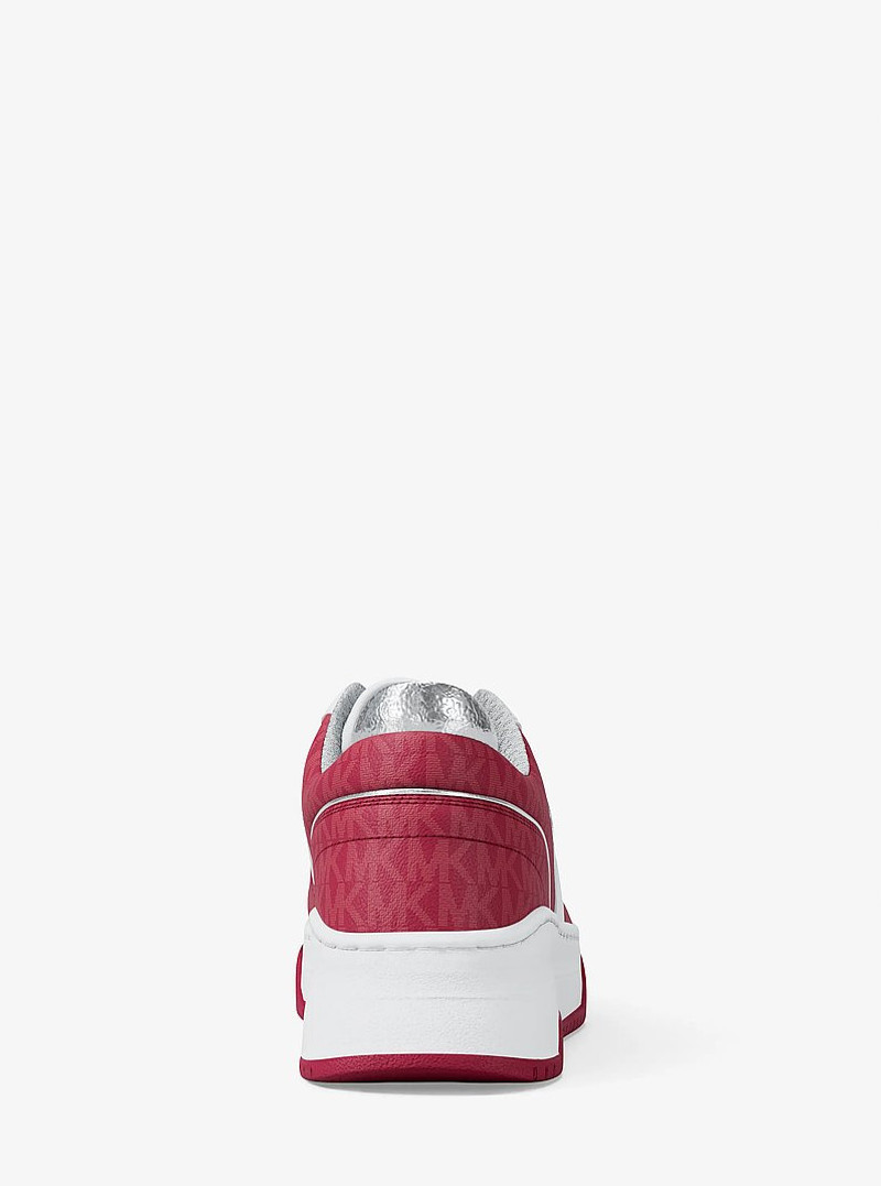 Lexi Mixed-Media Sneaker 4