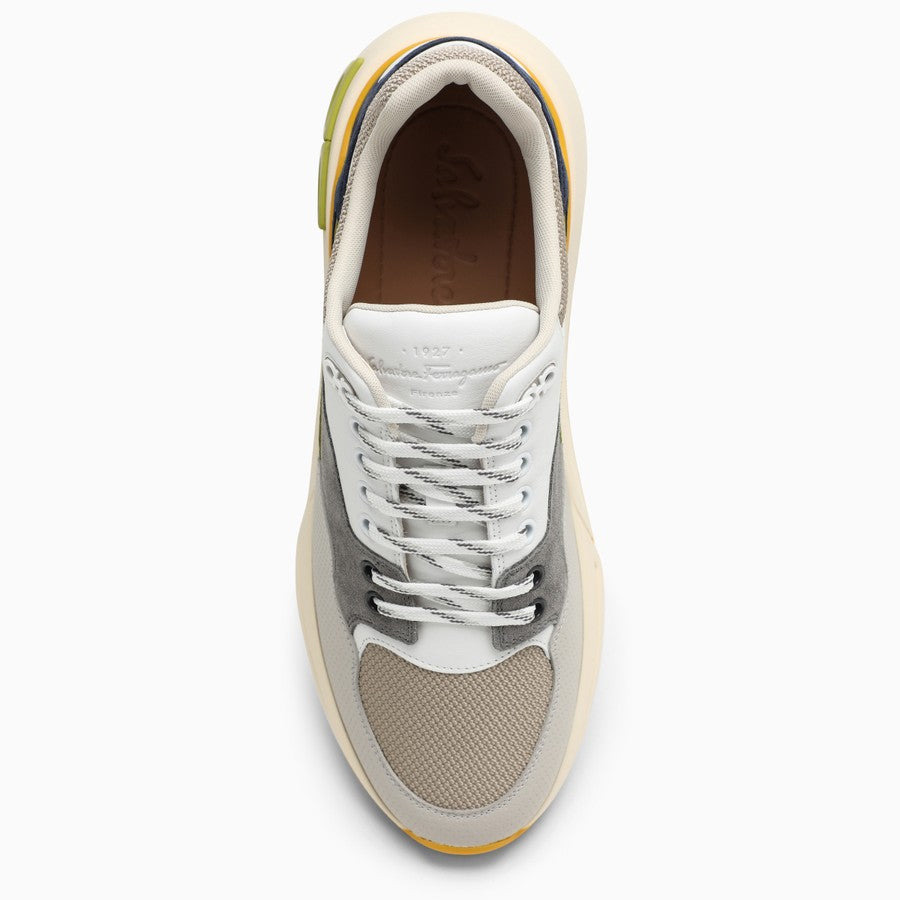 Salvatore Ferragamo Men Multicoloured Gancini Trainer - 4