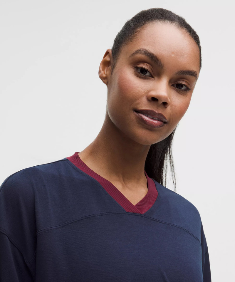 Jersey Training V-Neck T-Shirt 4