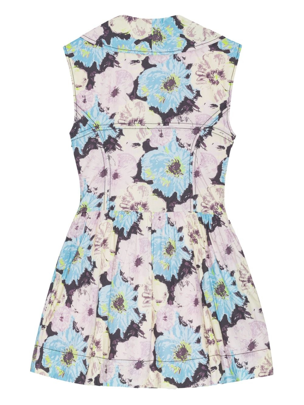 printed mini dress - 5