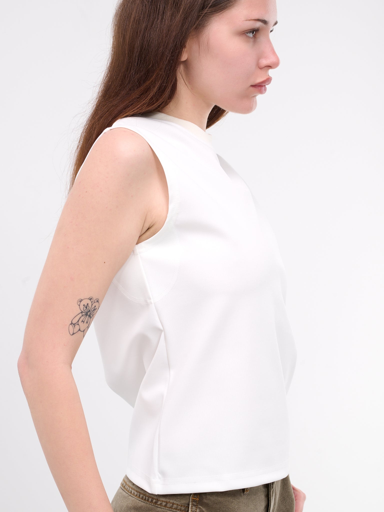 Anchor Embroidery Tank Top - 4