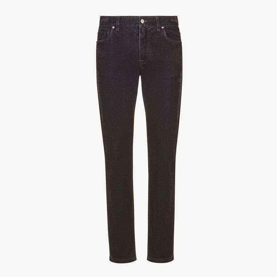 Black denim jeans - 1