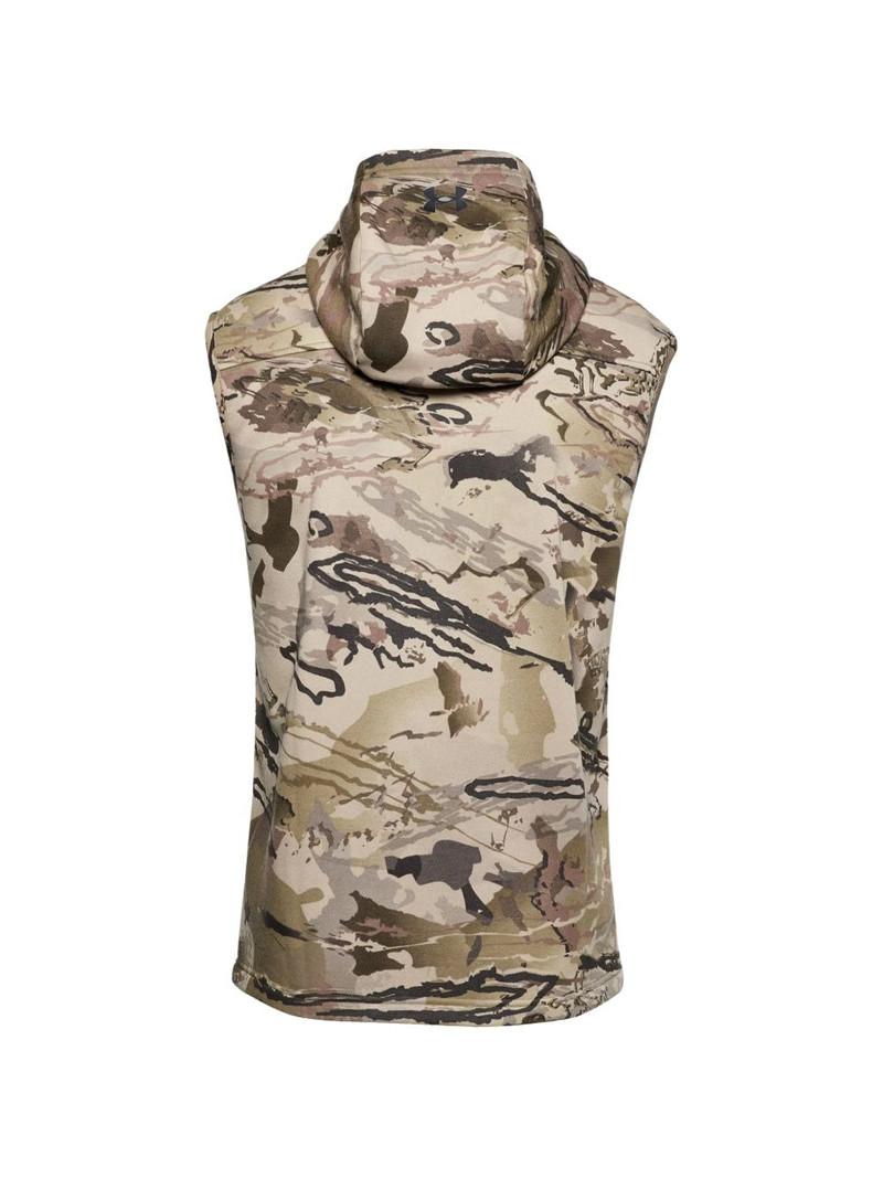 Under Armour camouflage-pattern hooded gilet outlook