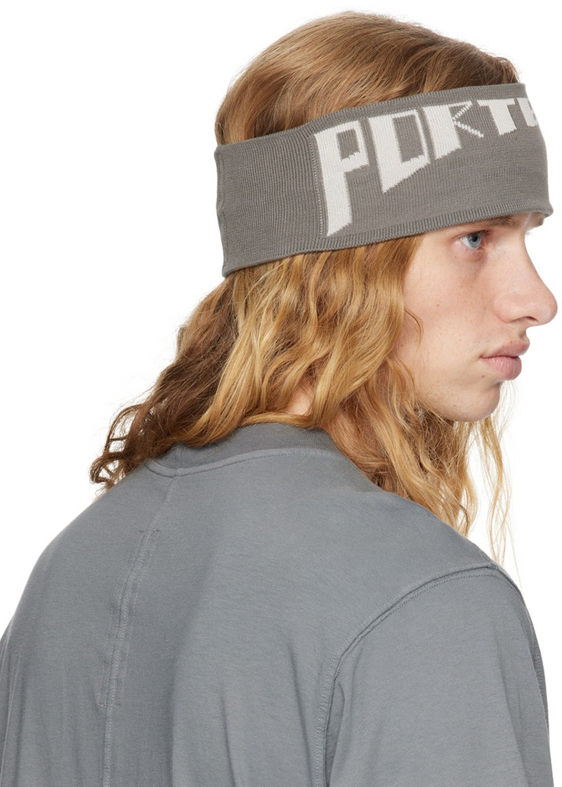 Gray Porterville Cotton Knit Headband 3