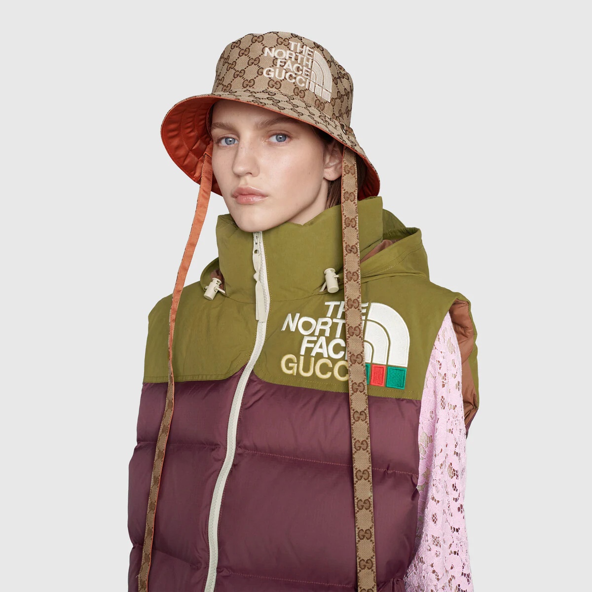 The North Face x Gucci padded vest - 6